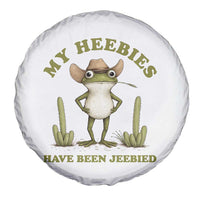 Funny Cowboy Frog Meme Spare Tire Cover My Heebies Have Been Jeebied