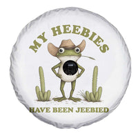Funny Cowboy Frog Meme Spare Tire Cover My Heebies Have Been Jeebied