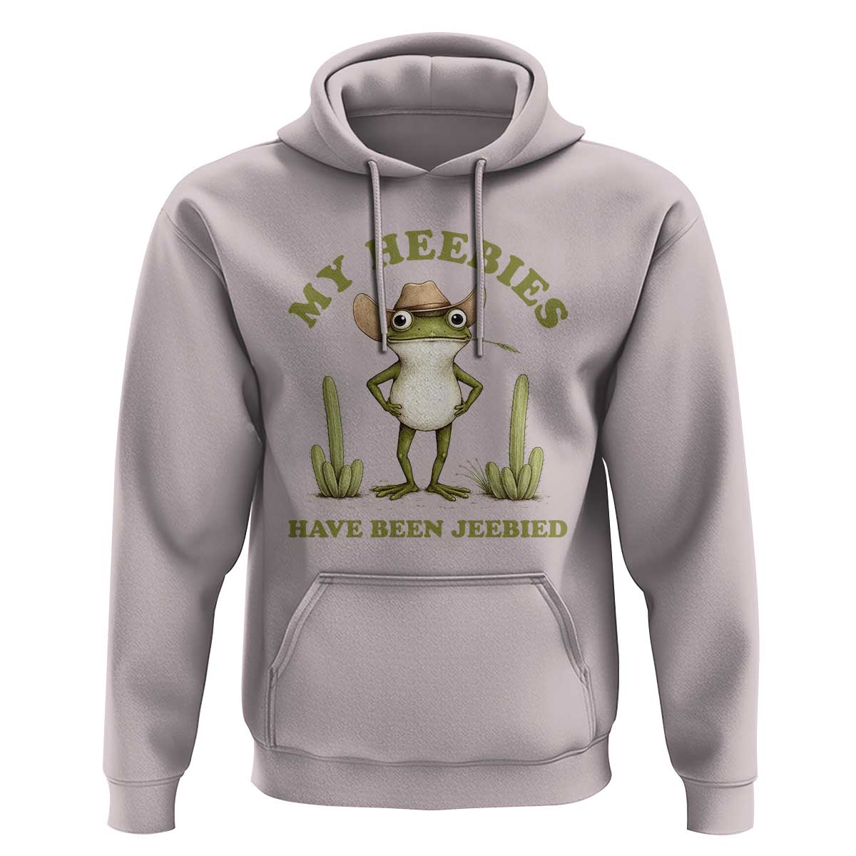 Funny Cowboy Frog Meme Hoodie My Heebies Have Been Jeebied