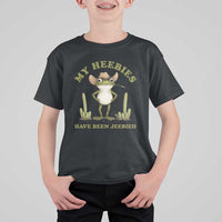 Funny Cowboy Frog Meme T Shirt For Kid My Heebies Have Been Jeebied