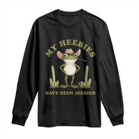 Funny Cowboy Frog Meme Long Sleeve Shirt My Heebies Have Been Jeebied