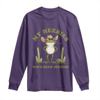 Funny Cowboy Frog Meme Long Sleeve Shirt My Heebies Have Been Jeebied