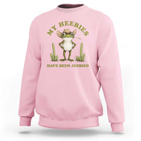 Funny Cowboy Frog Meme Sweatshirt My Heebies Have Been Jeebied
