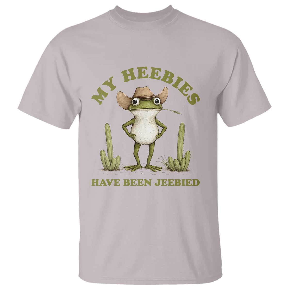 Funny Cowboy Frog Meme T Shirt My Heebies Have Been Jeebied