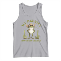 Funny Cowboy Frog Meme Tank Top My Heebies Have Been Jeebied