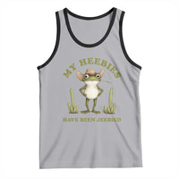 Funny Cowboy Frog Meme Tank Top My Heebies Have Been Jeebied