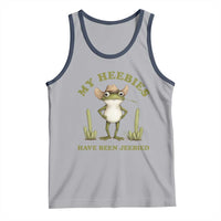 Funny Cowboy Frog Meme Tank Top My Heebies Have Been Jeebied