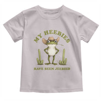 Funny Cowboy Frog Meme Toddler T Shirt My Heebies Have Been Jeebied