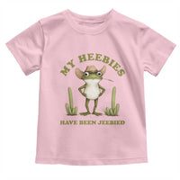 Funny Cowboy Frog Meme Toddler T Shirt My Heebies Have Been Jeebied