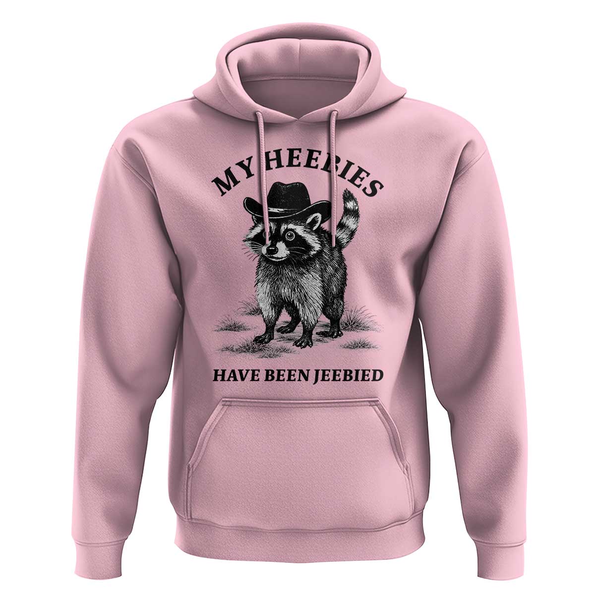 Funny Cowboy Raccoon Meme Hoodie My Heebies Have Been Jeebied