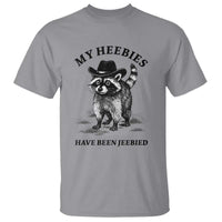 Funny Cowboy Raccoon Meme T Shirt My Heebies Have Been Jeebied