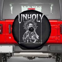 Unholy Nun Spare Tire Cover Funny Horror Unholy Nun Satan Baphomet Gothic
