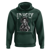 Unholy Nun Hoodie Funny Horror Unholy Nun Satan Baphomet Gothic
