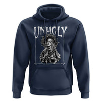 Unholy Nun Hoodie Funny Horror Unholy Nun Satan Baphomet Gothic