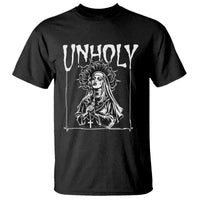Unholy Nun T Shirt Funny Horror Unholy Nun Satan Baphomet Gothic