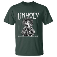 Unholy Nun T Shirt Funny Horror Unholy Nun Satan Baphomet Gothic