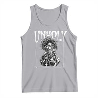 Unholy Nun Tank Top Funny Horror Unholy Nun Satan Baphomet Gothic