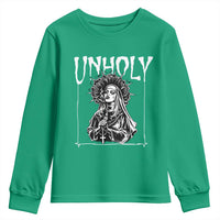 Unholy Nun Youth Sweatshirt Funny Horror Unholy Nun Satan Baphomet Gothic