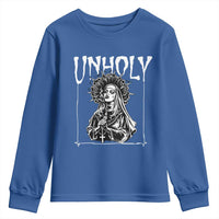 Unholy Nun Youth Sweatshirt Funny Horror Unholy Nun Satan Baphomet Gothic