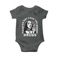 Funny Unholy Nun Baby Onesie Please Do Not Feed The Whores Drugs