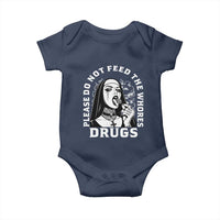 Funny Unholy Nun Baby Onesie Please Do Not Feed The Whores Drugs