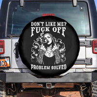Funny Unholy Nun Spare Tire Cover Don't Like Me Fuck Off Problem Solved