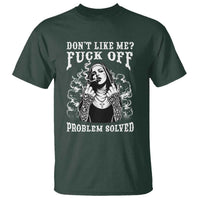 Funny Unholy Nun T Shirt Don't Like Me Fuck Off Problem Solved