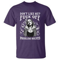 Funny Unholy Nun T Shirt Don't Like Me Fuck Off Problem Solved