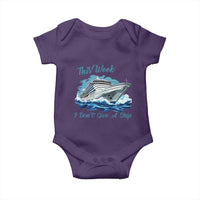 Funny Cruise Vacation Baby Onesie This Week I Do Not Give A Ship - Wonder Print Shop