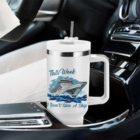 Funny Cruise Vacation Tumbler With Handle This Week I Do Not Give A Ship - Wonder Print Shop