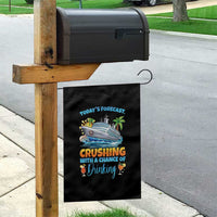 Funny Cruise Vacation Trip Drinking Garden Flag Today Is Forecast Cruising With A Chance Of Drinking - Wonder Print Shop
