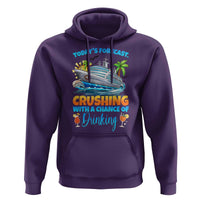 Funny Cruise Vacation Trip Drinking Hoodie Today Is Forecast Cruising With A Chance Of Drinking - Wonder Print Shop