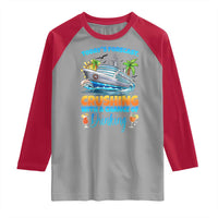 Funny Cruise Vacation Trip Drinking Raglan Shirt Today Is Forecast Cruising With A Chance Of Drinking - Wonder Print Shop
