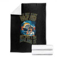 Funny Cruise Throw Blanket It Is Not Easy Being My Wife's Cruise Candy - Wonder Print Shop
