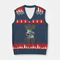 Funny Cruise V-Neck Knit Sweater Vest It Is Not Easy Being My Wife's Cruise Candy - Wonder Print Shop