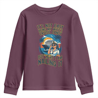 Funny Cruise Youth Sweatshirt It Is Not Easy Being My Wife's Cruise Candy - Wonder Print Shop