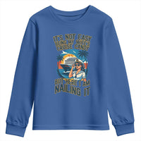 Funny Cruise Youth Sweatshirt It Is Not Easy Being My Wife's Cruise Candy - Wonder Print Shop