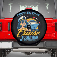 Couples That Cruise Together Stay Together Spare Tire Cover Funny Cruising Couples - Wonder Print Shop