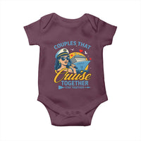 Couples That Cruise Together Stay Together Baby Onesie Funny Cruising Couples - Wonder Print Shop