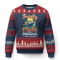 Family Cruise Making Memories For A Life Time Ugly Christmas Sweater Funny Cruise Vacation Trip - Wonder Print Shop