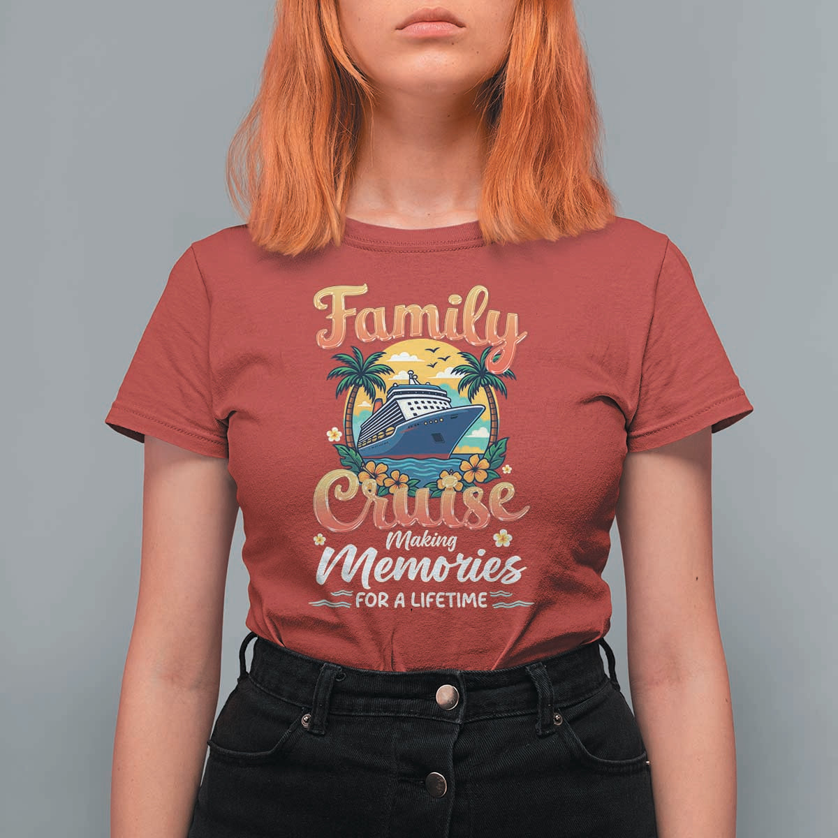 Family Cruise Making Memories For A Life Time T Shirt For Women Funny Cruise Vacation Trip - Wonder Print Shop
