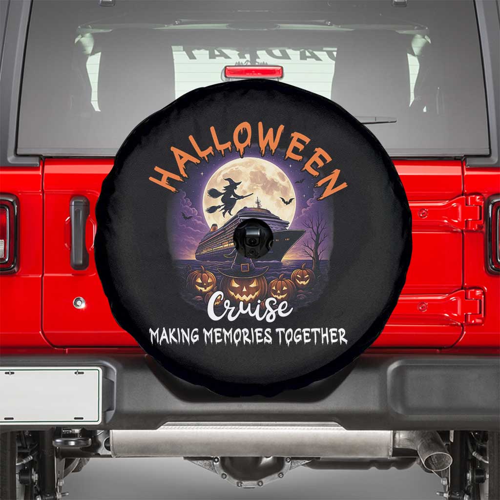 Funny Cruise Halloween Spare Tire Cover Making Memories Together - Wonder Print Shop