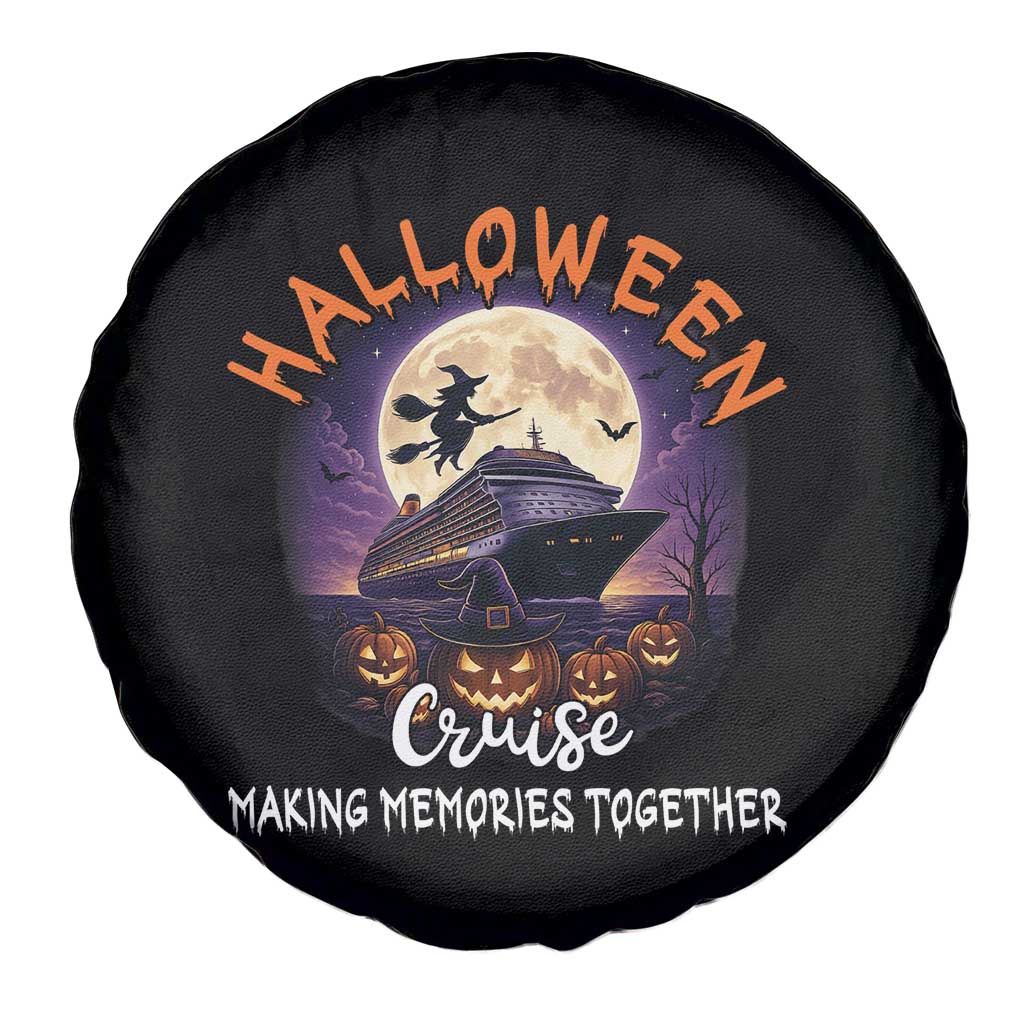 Funny Cruise Halloween Spare Tire Cover Making Memories Together - Wonder Print Shop