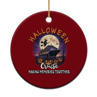 Funny Cruise Halloween Ceramic Ornament Making Memories Together - Wonder Print Shop