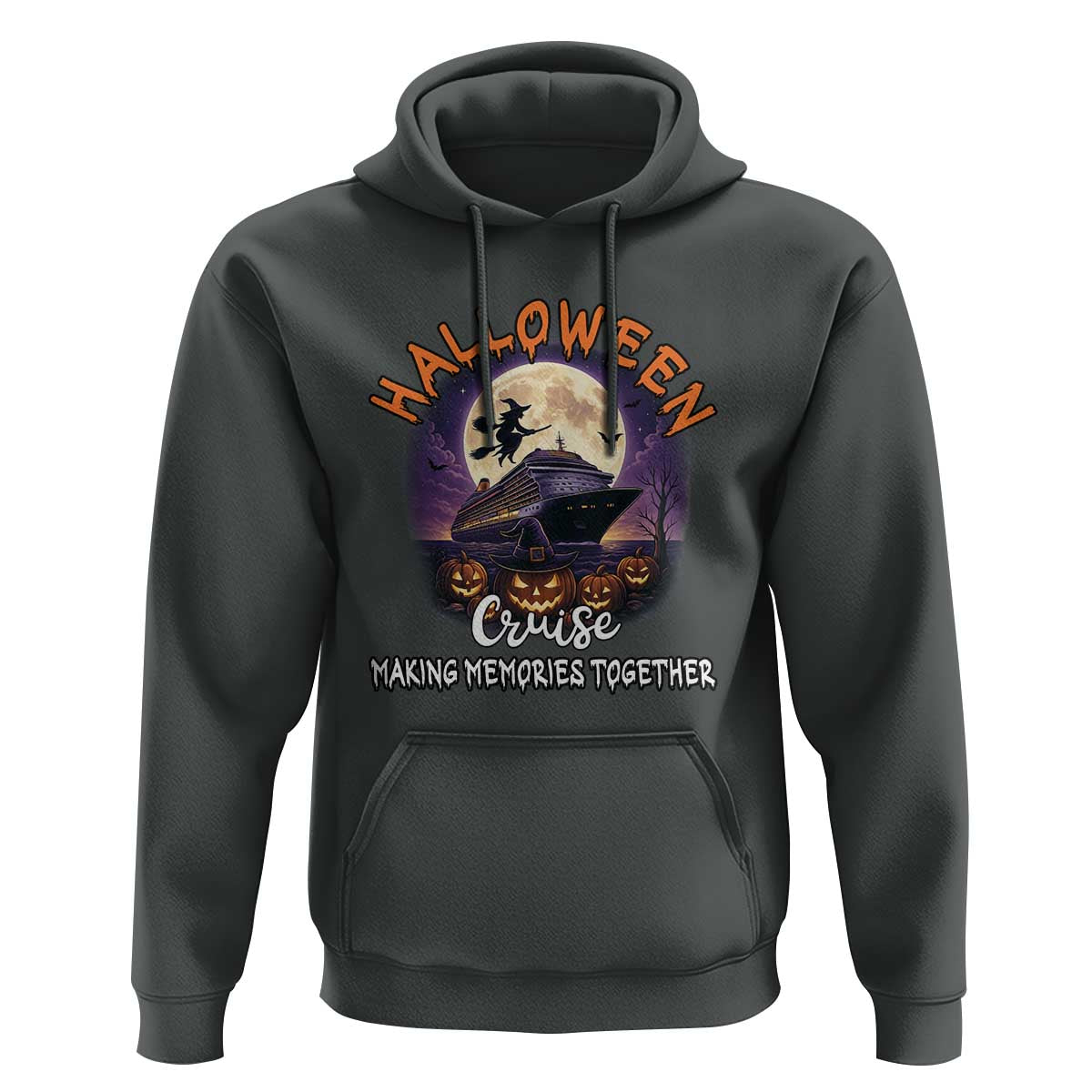 Funny Cruise Halloween Hoodie Making Memories Together - Wonder Print Shop