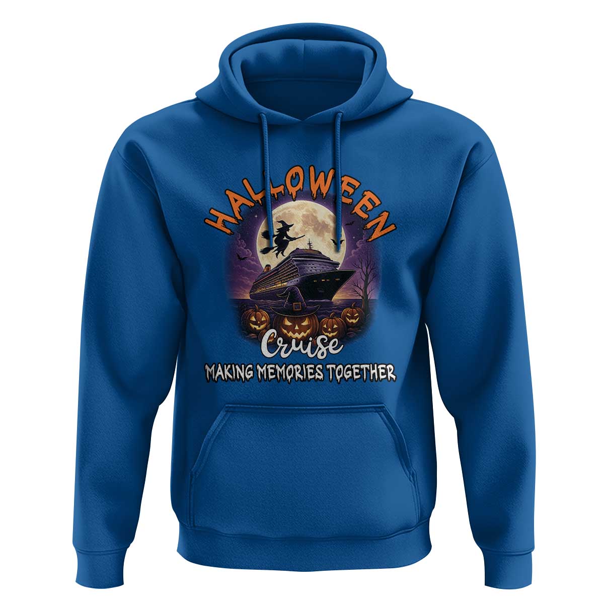 Funny Cruise Halloween Hoodie Making Memories Together - Wonder Print Shop