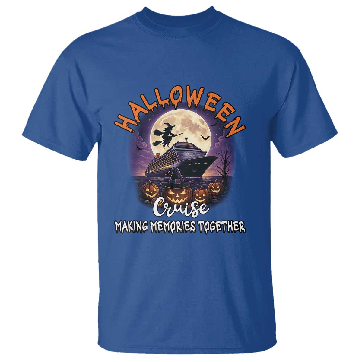 Funny Cruise Halloween T Shirt Making Memories Together - Wonder Print Shop