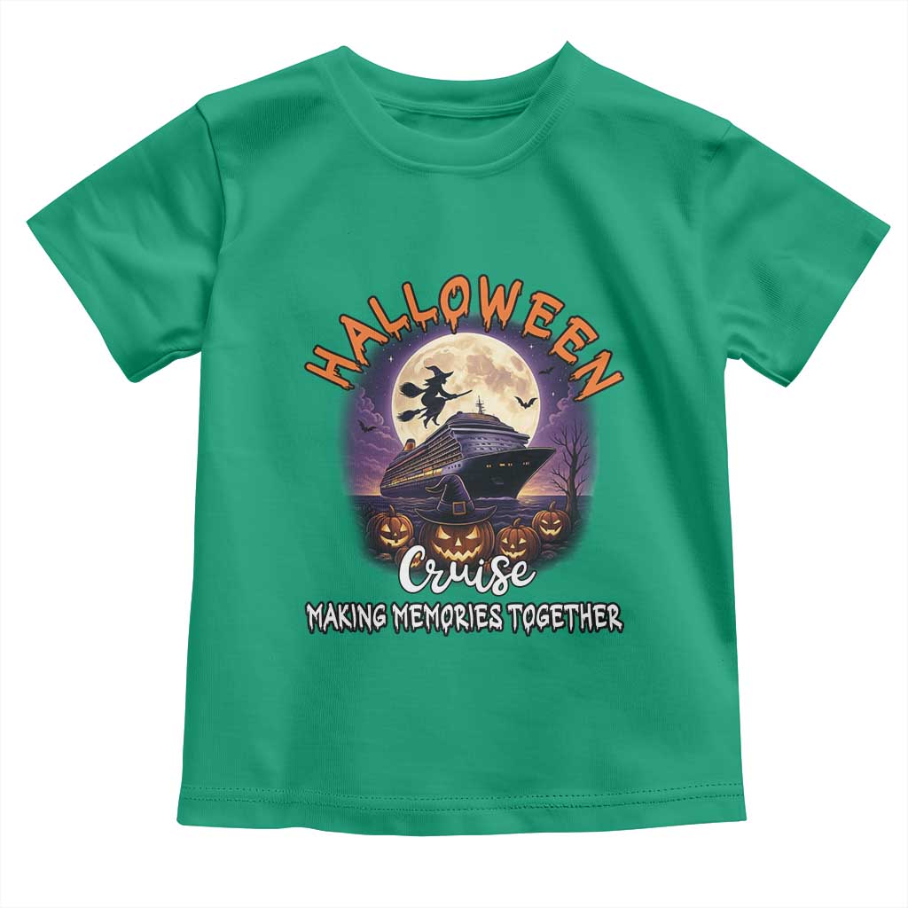 Funny Cruise Halloween Toddler T Shirt Making Memories Together - Wonder Print Shop
