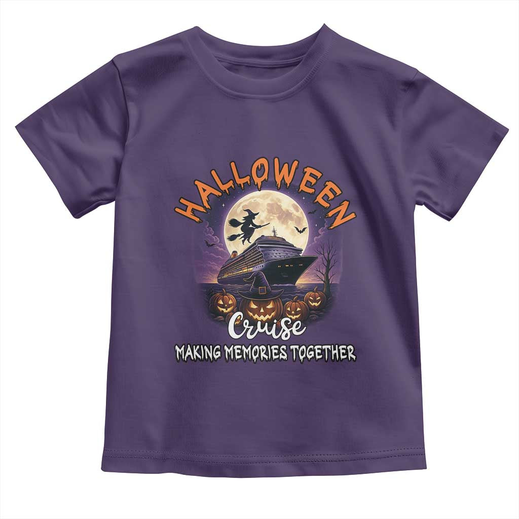 Funny Cruise Halloween Toddler T Shirt Making Memories Together - Wonder Print Shop