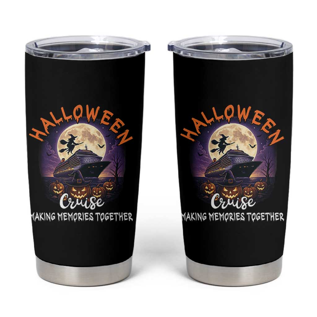 Funny Cruise Halloween Tumbler Cup Making Memories Together - Wonder Print Shop